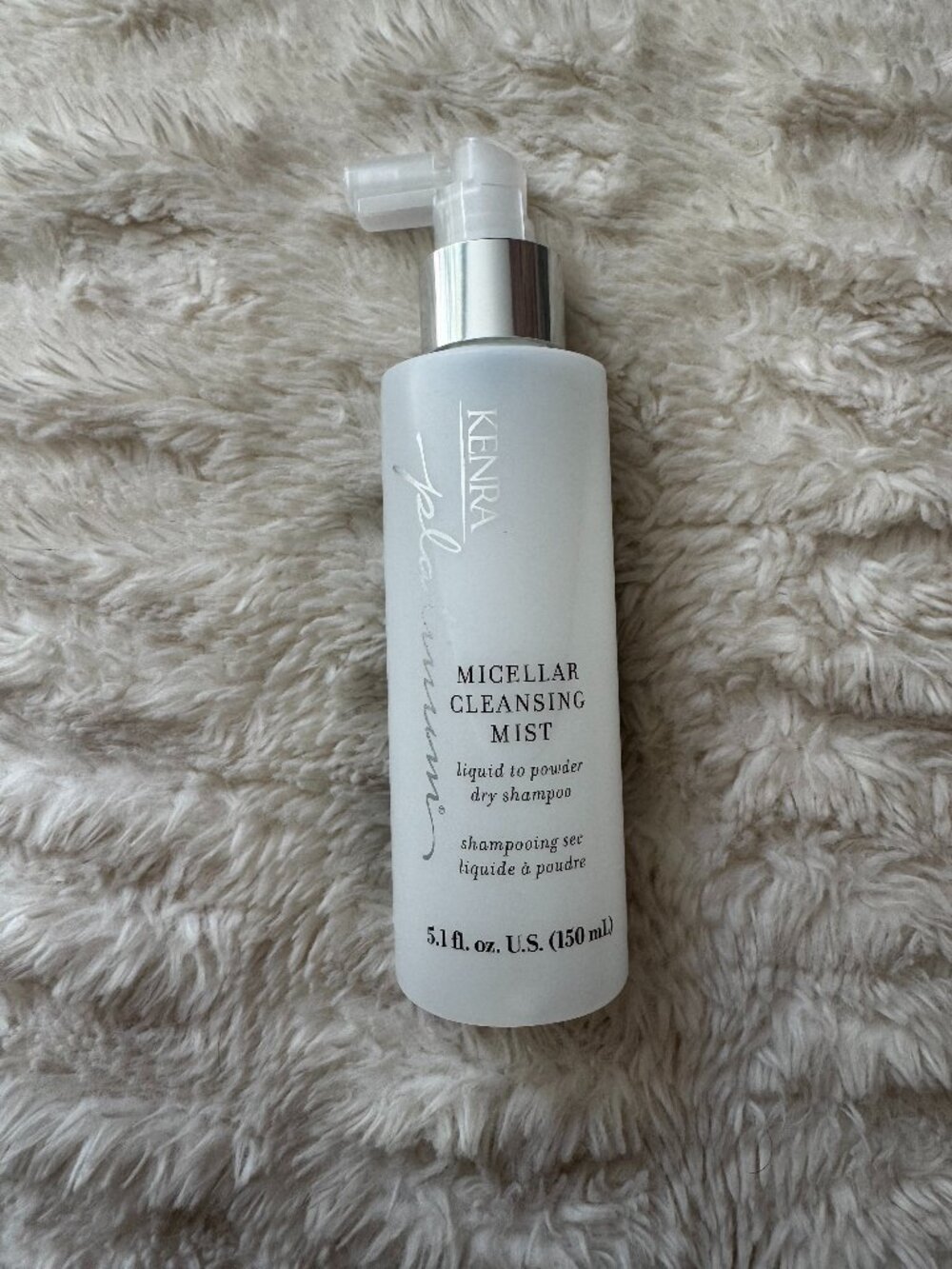 Kenra Platinum Micellar Cleansing Mist Liquid to Powder Dry Shampoo  5.1 oz NEW